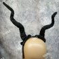 Wired Black Demon Horns Headband Maleficent Villain Bug Antenna Bumble Bee Alien