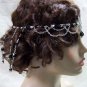 Gothic Moon Head Jewelry Circlet Crown Witch Headpiece Celestial Goddess Pagan