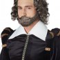 William Shakespeare Wig Mustache Beard Set Renaissance Noble Medieval Poet Lad