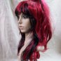 Sugar & Spice Wig Dark Red Black Ponytails Elektra Warrior Scarlet Witch 80s 90s