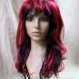 Sugar & Spice Wig Dark Red Black Ponytails Elektra Warrior Scarlet Witch 80s 90s