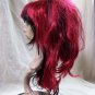Sugar & Spice Wig Dark Red Black Ponytails Elektra Warrior Scarlet Witch 80s 90s