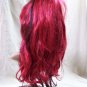 Sugar & Spice Wig Dark Red Black Ponytails Elektra Warrior Scarlet Witch 80s 90s