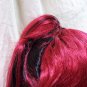 Sugar & Spice Wig Dark Red Black Ponytails Elektra Warrior Scarlet Witch 80s 90s