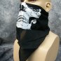 Biker Skeleton Skull Half Face Mask Outlaw Bandana Reaper Day of Dead Old West