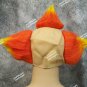 Evil Clown Wig w Bald Cap Tri Color Wings Hobo Killer Klown Creepy Bozo Insane