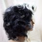Black Blonde Cruel Diva Wig Evil Madame Cruella De Vil Dalmatian Villain Skunk