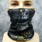Steam Punk Skeleton Costume Face Mask Neck Gaiter Frankenstein Machine Vampire