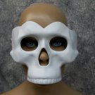 Creepy White Skull Eye Mask Haunted Skeleton Grim Reaper Grave Digger Undertaker