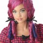 Magenta Purple Doll Curls Wig Girly Rag Doll Punk Country Girl Anime Manga Chick