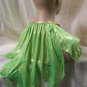 Green Pixie Cape Costume Capelet Fairy Collar Tinker Bell Renaissance Forest Elf
