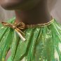 Green Pixie Cape Costume Capelet Fairy Collar Tinker Bell Renaissance Forest Elf