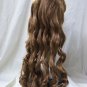 Light Brown Desire Wig w/ bangs GoGo Girl Renaissance Princess Goddess Pop Star