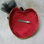 Fancy Heart BITE ME Fascinator Hat Hair Clip Headpiece Steampunk Goth Vampire