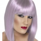 Lilac Glam Wig Bob Funky GoGo Rave Fairy Kagami Anime Cosplay Hollywood Pop Star Lilac Glam Wig Bob Funky GoGo Rave Fairy Kagami Anime Cosplay Hollywood Pop Star