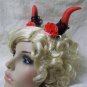 Rose Enchantress Horns Devil Demon Fantasy Mythical Horned Goddess Vampire Madam