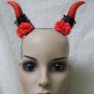 Rose Enchantress Horns Devil Demon Fantasy Mythical Horned Goddess Vampire Madam