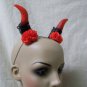 Rose Enchantress Horns Devil Demon Fantasy Mythical Horned Goddess Vampire Madam
