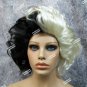 Devilish Diva Costume Wig Cruella De Vil Puppy Villain Child Teen Small Adult