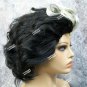 Devilish Diva Costume Wig Cruella De Vil Puppy Villain Child Teen Small Adult