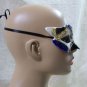 Blue Black Silver Renaissance Eye Mask Masquerade Venetian Harlequin Music Note