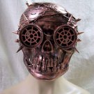 Bronze Steampunk Skull Mask Spikes Cog Goggles Pirate Apocalyptic Warrior Cyborg Bronze Steampunk Skull Mask Spikes Cog Goggles Pirate Apocalyptic Warrior Cyborg