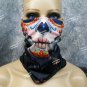 Colorful Senorita Face Mask Neck Gaiter Costume Day of Dead Sugar Skull Beauty