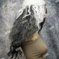 Long Double Dare Wig Black Gray White Mix Pirate Lily Munster Hag Witch Cruella