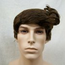 Brown Traveling Man Wig Where's Waldo Wally Ace Ventura Pet Detective Weatherman Stormchaser