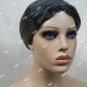 Gray Granny Bun Wig Mrs Santa Claus Grandma Old Lady Hillbilly Moses Clampett