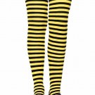 Child Yellow Black Striped Tights Dance Bumblebee Honey Bee Jacket Odlaw X-Large