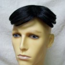 Black Toupe Hairpiece Partial Wig Bald Patch Ol Man Grandpa Gramps Toopay Toupee