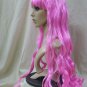 Candy Pink Desire Wig Long Wavy Curl Glamour Unicorn Goddess Mermaid Tooth Fairy
