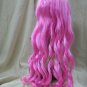 Candy Pink Desire Wig Long Wavy Curl Glamour Unicorn Goddess Mermaid Tooth Fairy