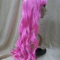 Candy Pink Desire Wig Long Wavy Curl Glamour Unicorn Goddess Mermaid Tooth Fairy