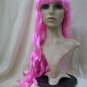 Candy Pink Desire Wig Long Wavy Curl Glamour Unicorn Goddess Mermaid Tooth Fairy