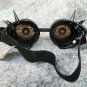 Funky Black Silver Spiked Eyeball Goggles Mad Eye Steampunk Flashy Aviator Eyes
