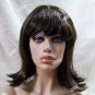 Brown Starlet Wig 60s Bouffant Anime Cosplay Flo Insurance Agent Retro Sock Hop