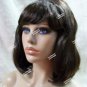 Brown Starlet Wig 60s Bouffant Anime Cosplay Flo Insurance Agent Retro Sock Hop