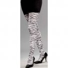Zebra Stripe Pantyhose 80's Groupie Punk Rockstar Rocker Headbanger Valley Girl