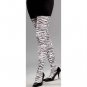 Zebra Stripe Pantyhose 80's Groupie Punk Rockstar Rocker Headbanger Valley Girl