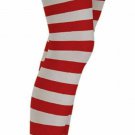 Child Red & White Striped Tights Raggedy Rag Doll Christmas Candy Cane Elf Fairy Large