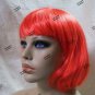 Red Partyrama Bob Wig Flapper Retro Go Go Mod 70s Rave Wear Comic Villain Anime