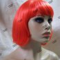 Red Partyrama Bob Wig Flapper Retro Go Go Mod 70s Rave Wear Comic Villain Anime