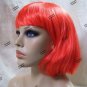 Red Partyrama Bob Wig Flapper Retro Go Go Mod 70s Rave Wear Comic Villain Anime