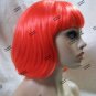 Red Partyrama Bob Wig Flapper Retro Go Go Mod 70s Rave Wear Comic Villain Anime