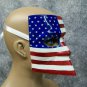 US Flag Bauta Face Mask USA Stars Stripes Venetian Carnival Masquerade Political