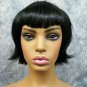 Black Mavie Wig Widows Peak Bangs Mavis Dracula Hotel Transylvania Vampire Girl