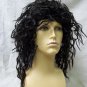 Licensed LMFAO Sky Blu Wig Wild Crimped Rocker Hippie 70s Disco Pirate Musketeer