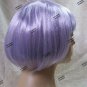 Lavender Gray Lilac Flapper Wig Short Bob Roaring 20s Gatsby Swing Charleston